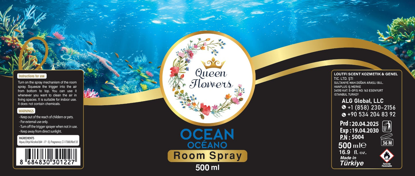 OCEAN SCENTED ROOM SPRAY